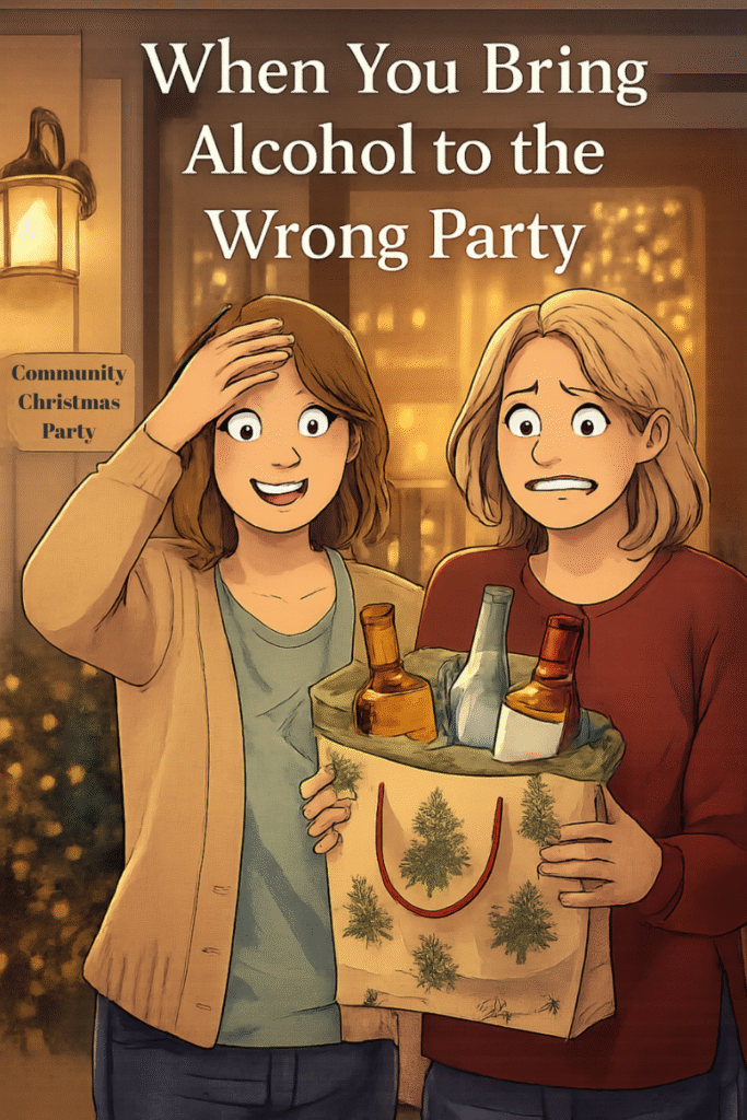 That time we accidentally took alcohol to an aA meeting community christmas party